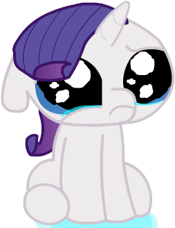 Rarity Twilight Sparkle Pony Cat Mammal Purple Small - My Little Pony Cry Baby (556x405)