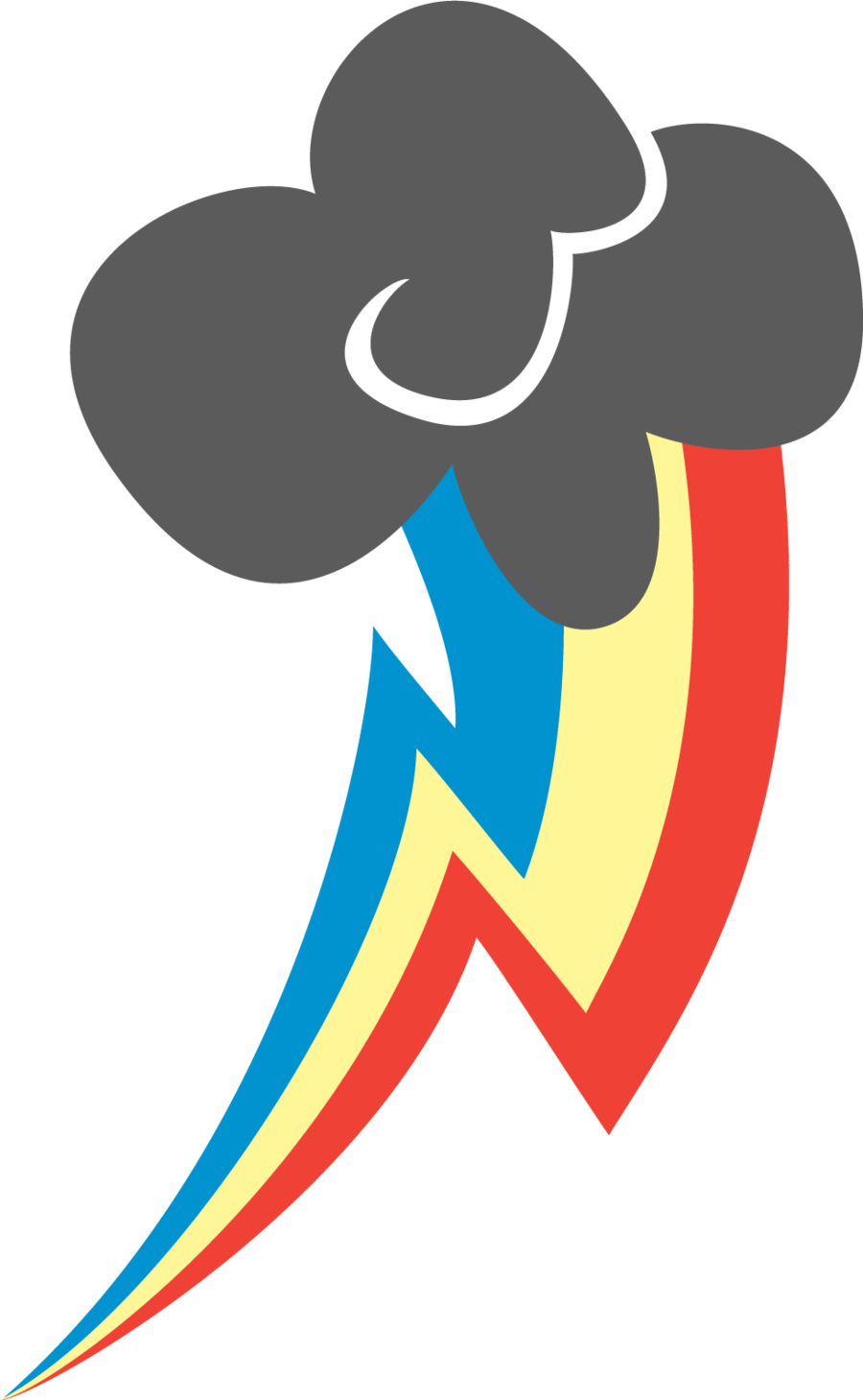 Cutie Mark Image - Rainbow Dashes Cutie Mark (900x1459)