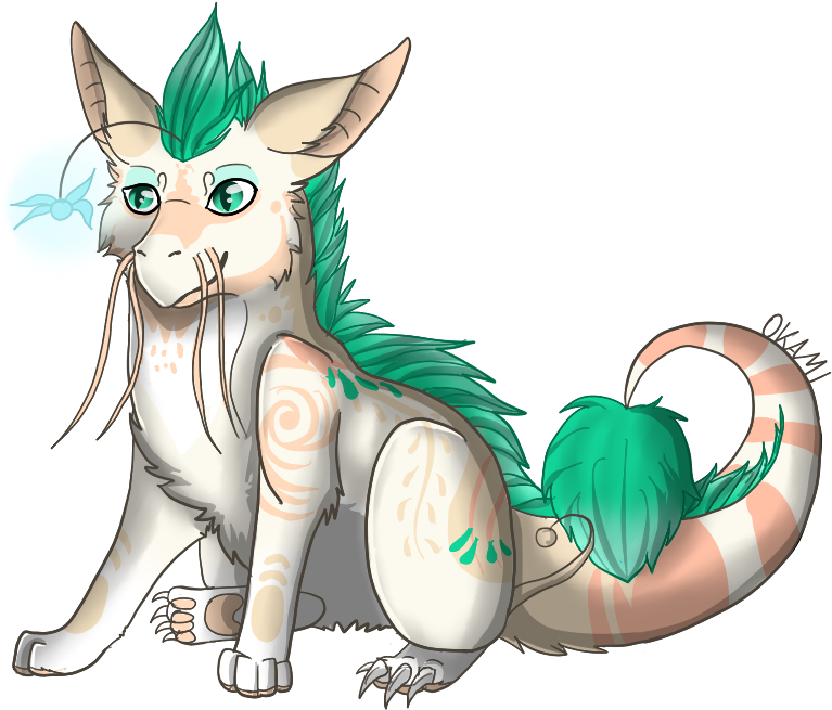 Art Trade Dragon Dog By Oo Howling Wolf Oo - Cartoon (900x700)