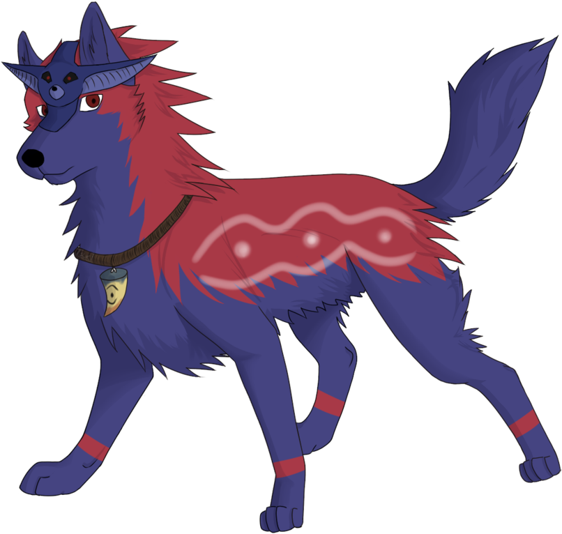 Okikurumi, Hero Wolf By Tsukihowl - Mane (900x775)