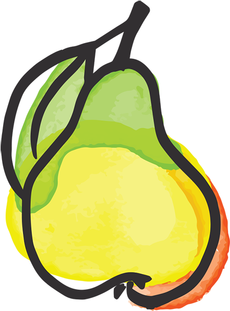 Pears - Illustration (800x636)