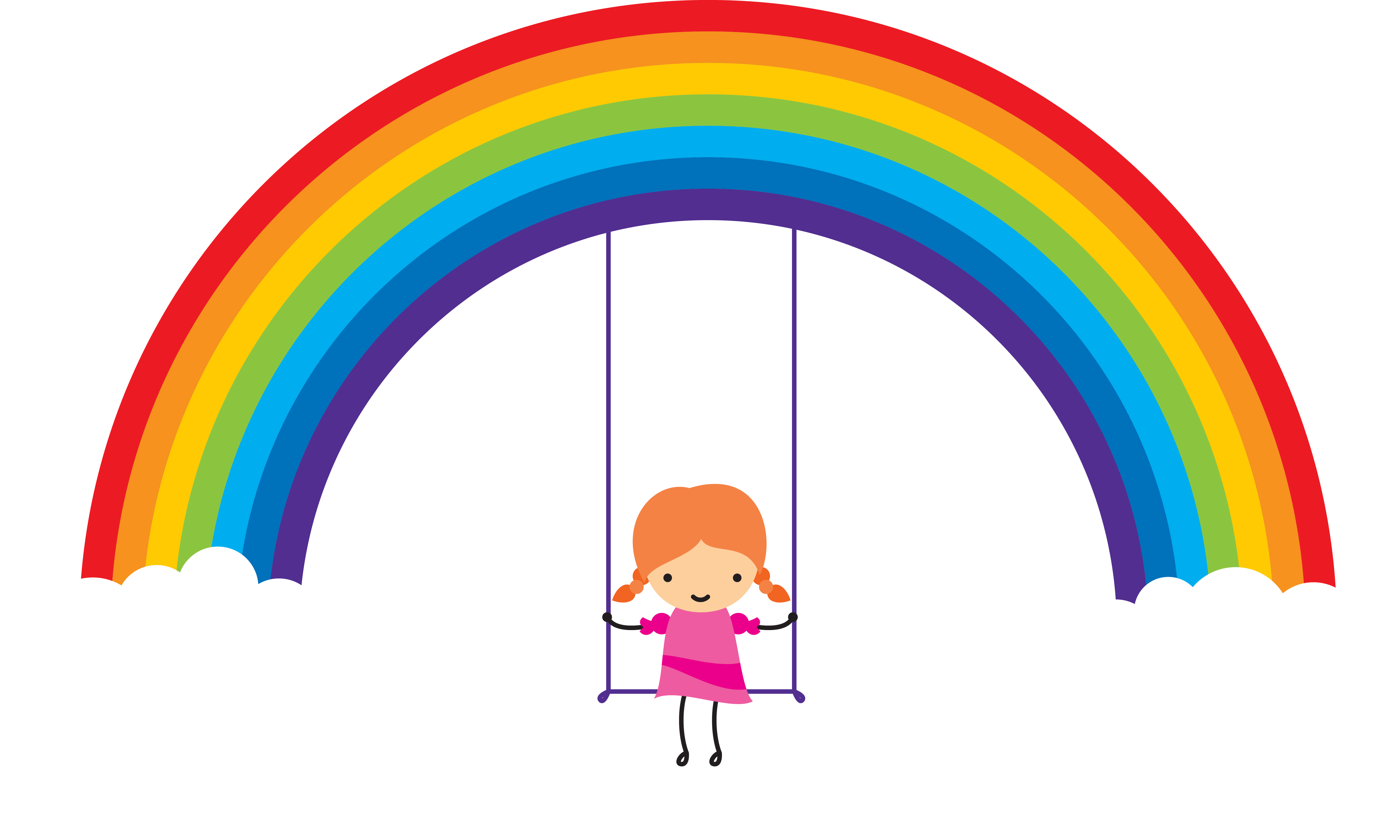 T-shirt Cat Unicorn Kitten - Rainbow Clip Art (5201x3121)