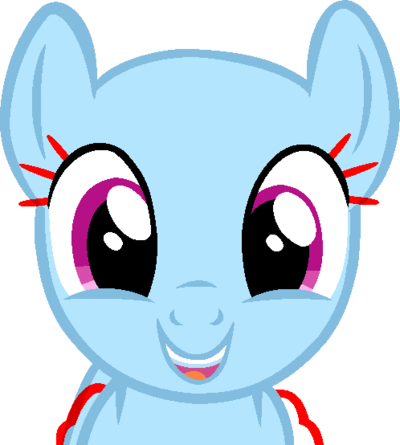 Mlp - My Little Pony Base Face (400x445)