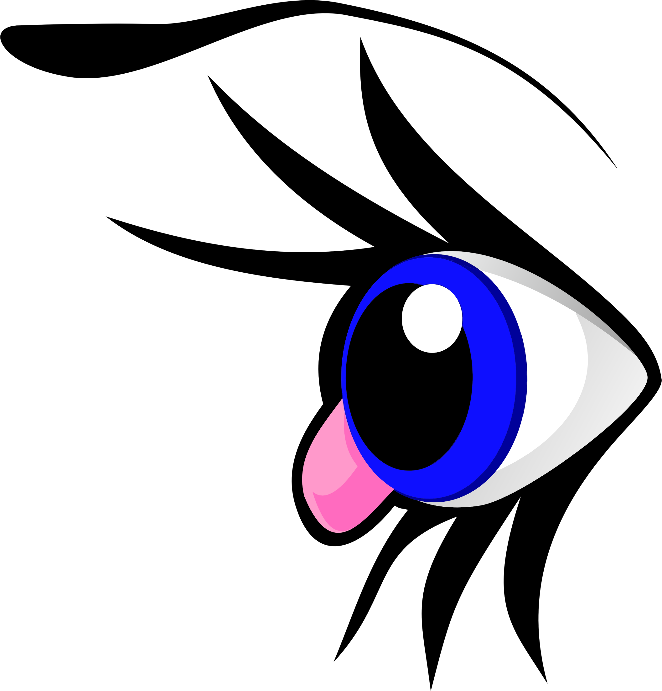 Eye - Animation Of Eyebrow (2114x2205)