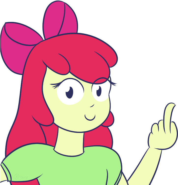 Apple Bloom, Apple Bloom's Bow, Artist - Cartoon (754x754)