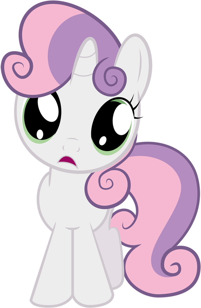 Sweetie Belle's Puppy Eyes By Spellboundcanvas - Sweetie Belle Vector (737x1085)