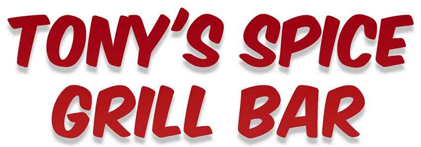 Tony's Spice Grill Bar Logo - Carmine (852x298)