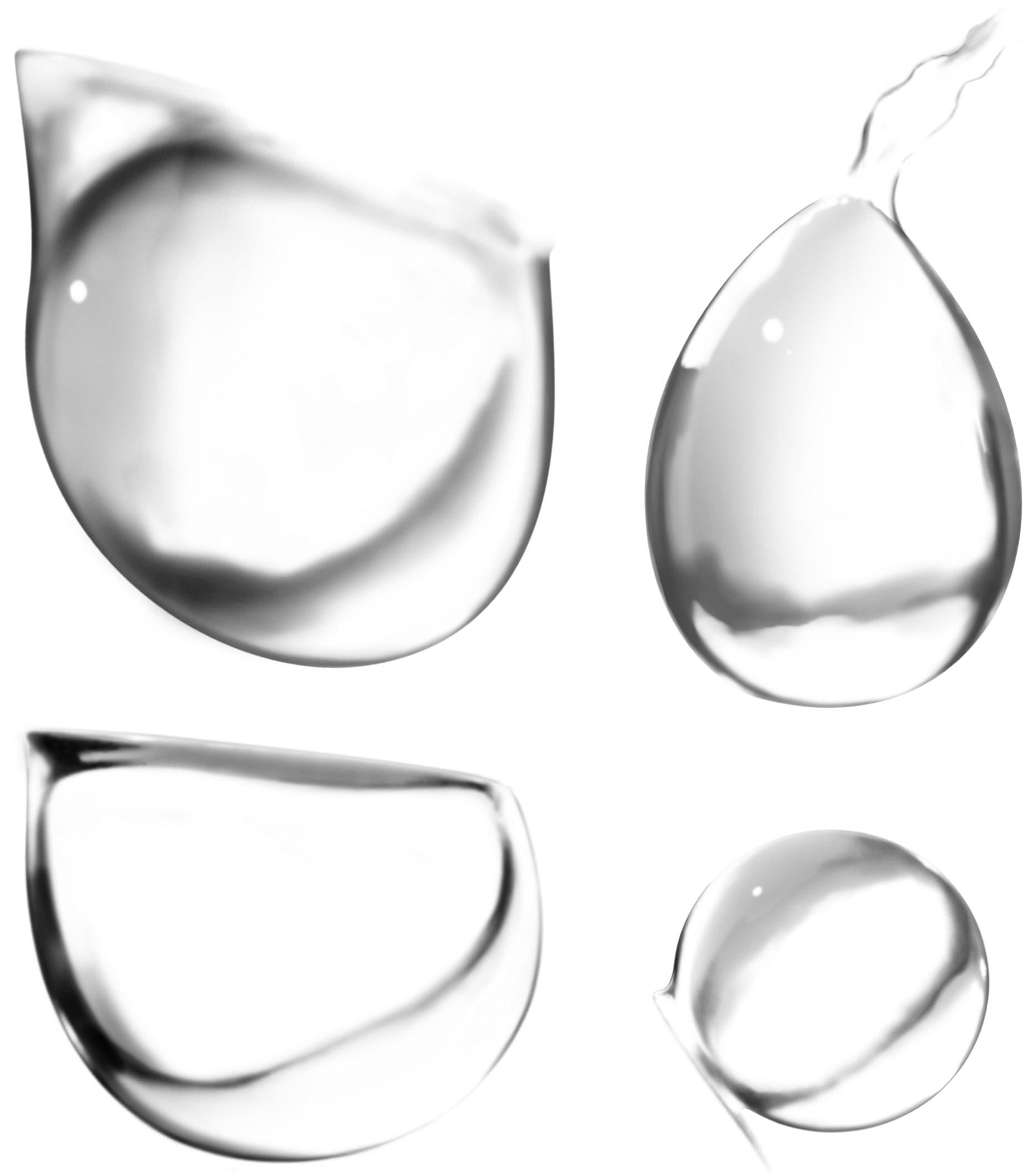 Drops Png - Transparent Water Drop Png (2238x2350)