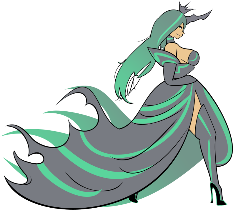 Queen Chrysalis Vector Fixed By Brinkyskullwolf On - Illustration (894x894)