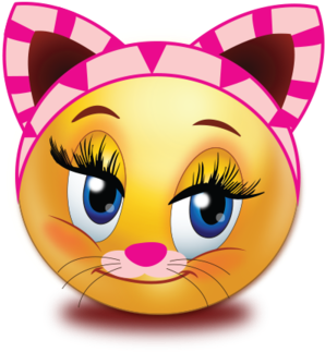 Pussy Cat Halloween Costume - Girl Thumbs Up Emoji (384x384)