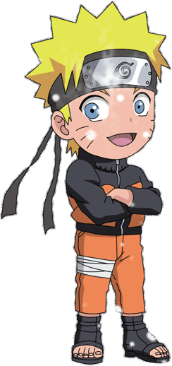 Анимация Наруто - Naruto Uzumaki Chibi (244x518)