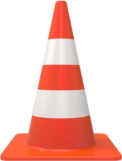 3d Traffic Cone [png - Cone Png (800x800)
