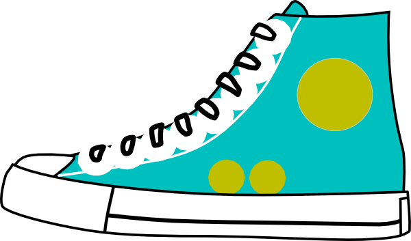 Tennis Shoes Clipart Black And White - The 300 Spartans (600x353)
