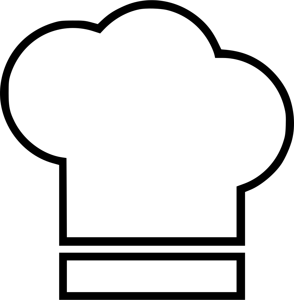 Chef Hat Comments - Drawing (980x998)