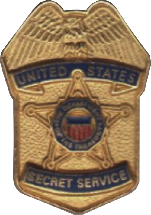 Pin Secret Service Badge Stencil On Pinterest - Emblem (500x709)