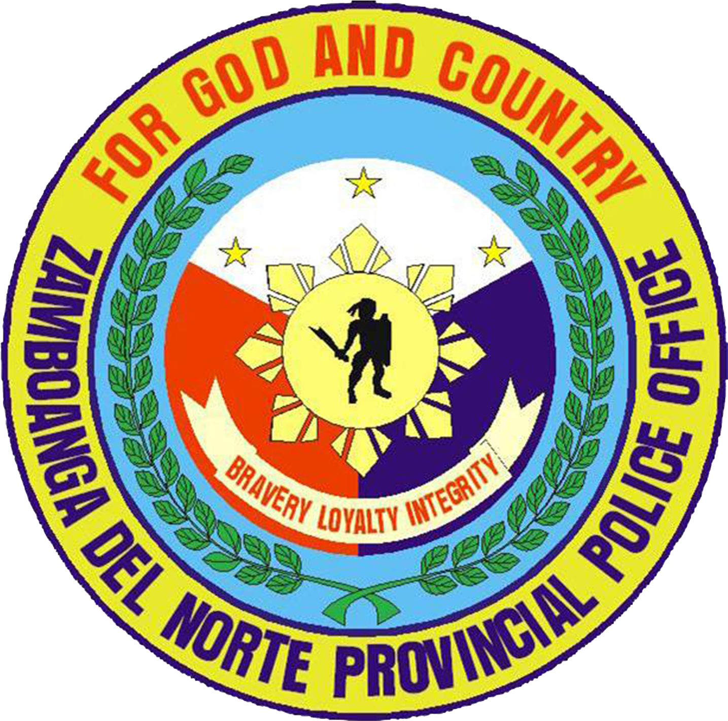 The Circular Background With Printed Text Of Zamboanga - Zamboanga Del Norte Ppo (1500x1500)