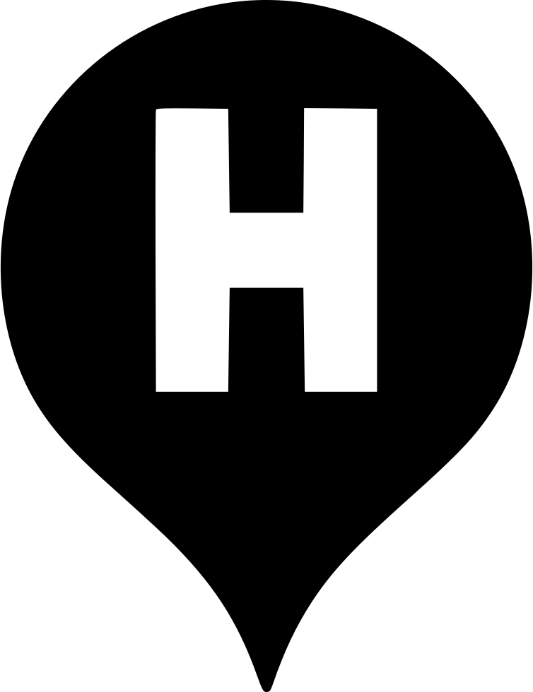 Hospital Marker Comments - Clinic Map Symbol (754x980)