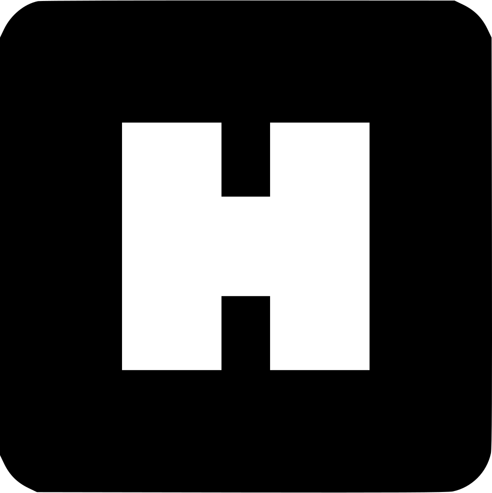 Hospital Sign Comments - Youtube Icons Png Square (980x982)