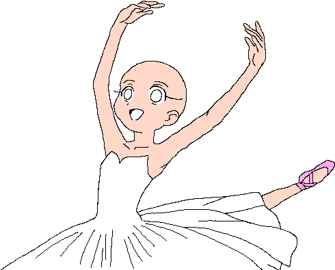 Ballerina Tutu Template Download - Princess Tutu Anime Base (640x427)