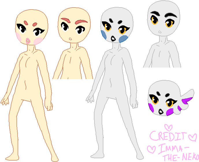 Cutie Base By Imma The Deer - Deer (691x592)