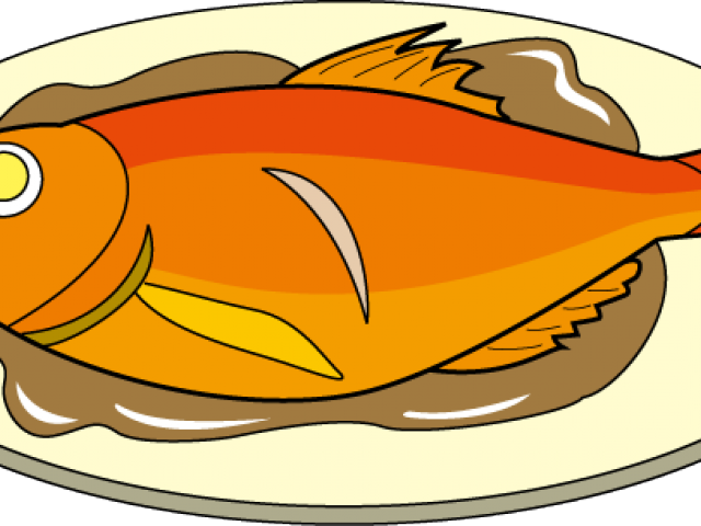 Fried Fish Cliparts - Fish And Chicken Clip Art (640x480)