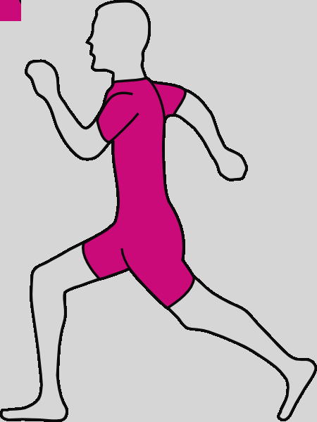 Running Man Clip Art At Clker Running Man Clipart Png - Running Man Clip Art (450x600)