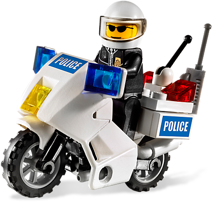 See More Features - Lego City Police Bike (600x450)