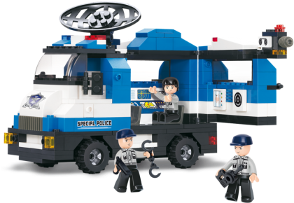 Sluban Mobile Police Station M38-b0187 - Sluban Police (500x343)