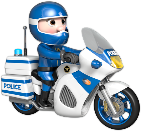 Stickers For Kids - Policias Infantiles (490x456)
