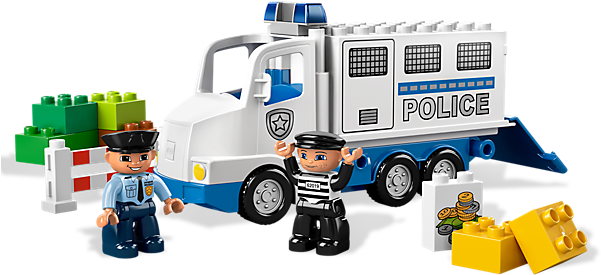 See More Features - Lego Duplo Police Truck 5680 (600x450)