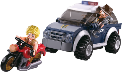 Sluban Police Jeep - Sluban Police (500x343)