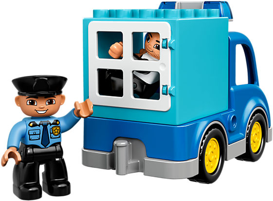 Image Of Lego Town Police Patrol - Lego 10809 Duplo Police Patrol (800x600)