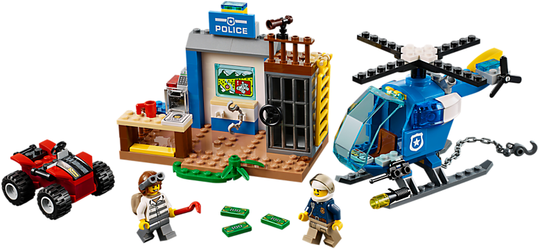 Image Of Lego Juniors Mountain Police Chase - Lego Juniors Police Helicopter (800x600)