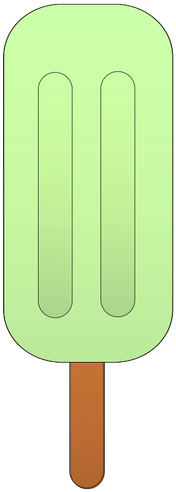 Lemon Popsicle - Imagenes De Paleta De Limon (386x500)