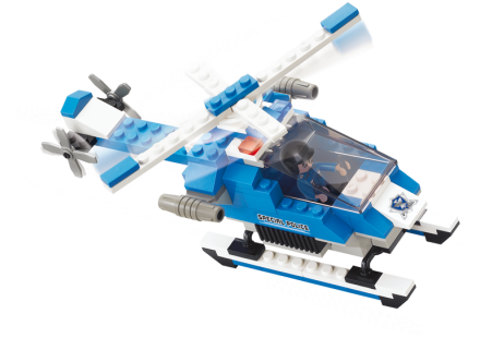 Sluban Police Helicopter M38-b0185 - Sluban Police Helicopter Review (500x343)