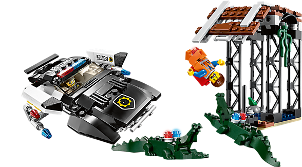 Lego Movie Police Car For Kids - Lego Movie Bad Cop's Pursuit (600x450)