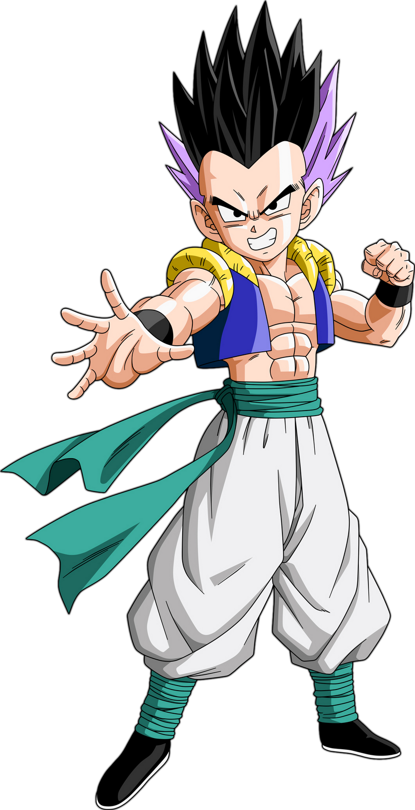 Gotenks - Dragon Ball Z Goten And Trunks Fusion (820x1600)