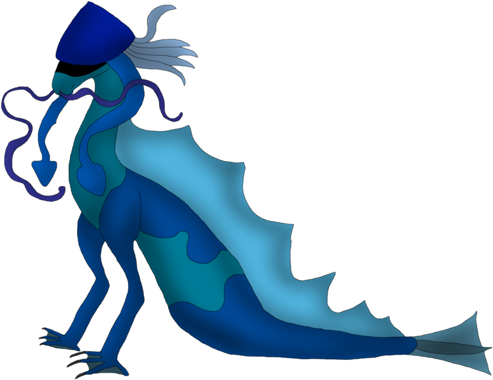 King Of Water Dragons By Fireember345 - Illustration (999x799)