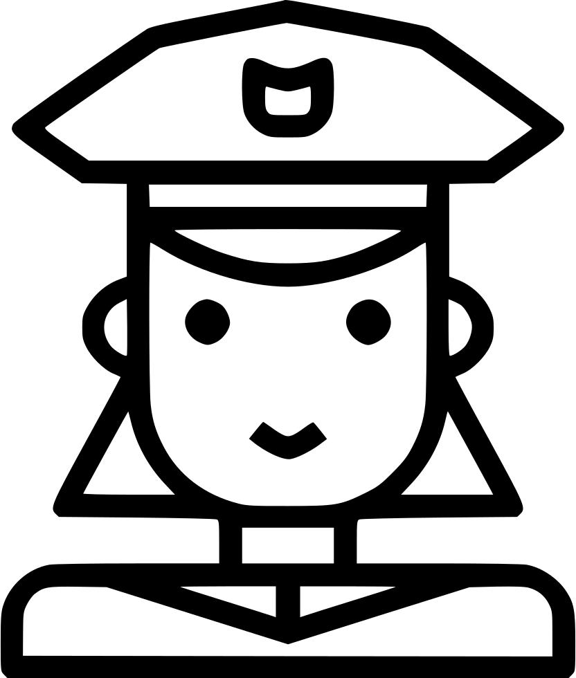 Police Officer Female Human Comments - Icon (832x980)