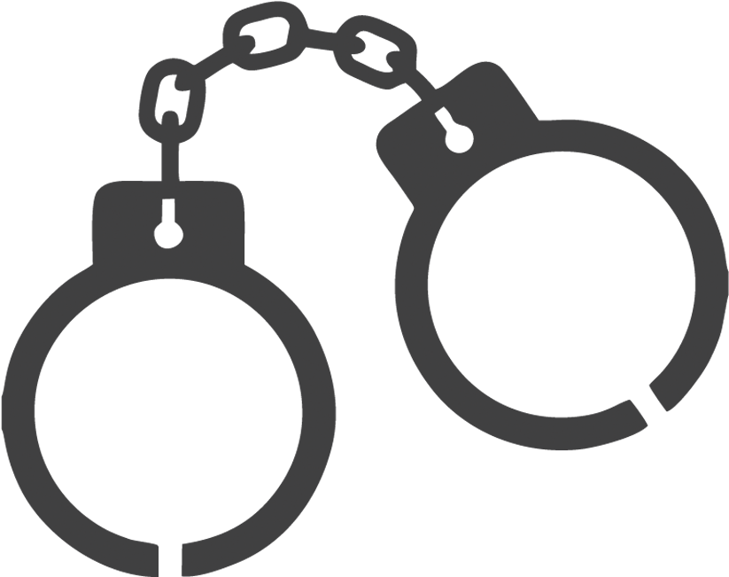 Police Officer T-shirt Handcuffs Arrest - Resisting Arrest Clip Art (1000x1000)