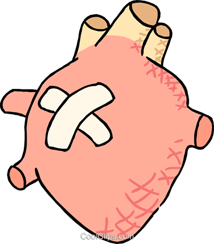 Heart Royalty Free Vector Clip Art Illustration Vc000331 - Coração Humano Desenho Png (421x480)