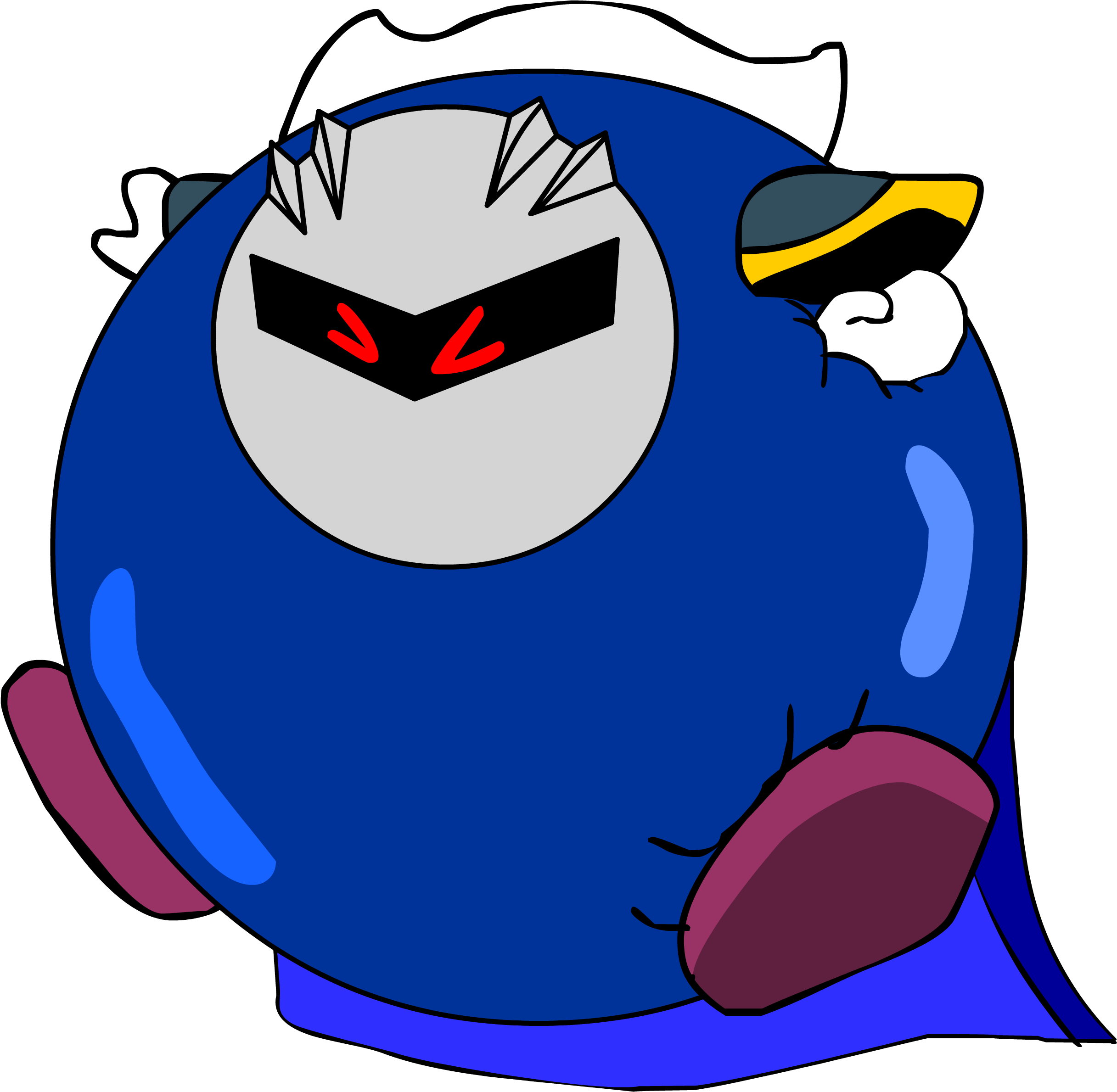 Superstar1990 18 1 Art Trade - Meta Knight (2500x2500)