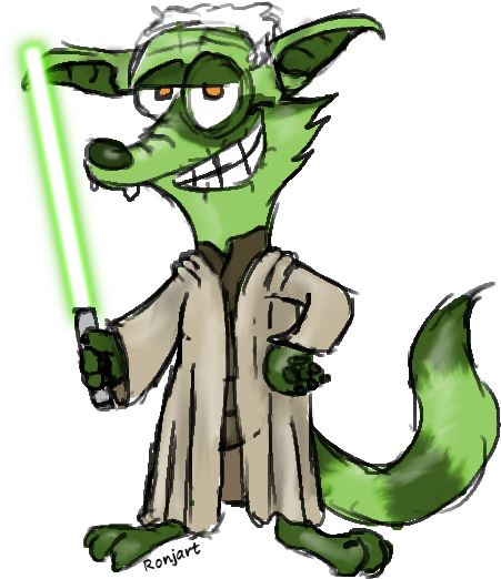 Yoda - Cartoon (600x600)