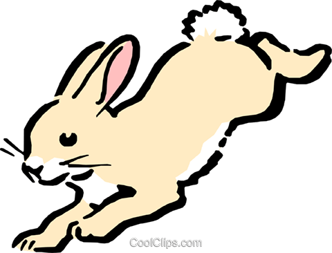 Pictures Bunny Hop Clip Art, - Hopping Rabbit Clip Art (480x366)