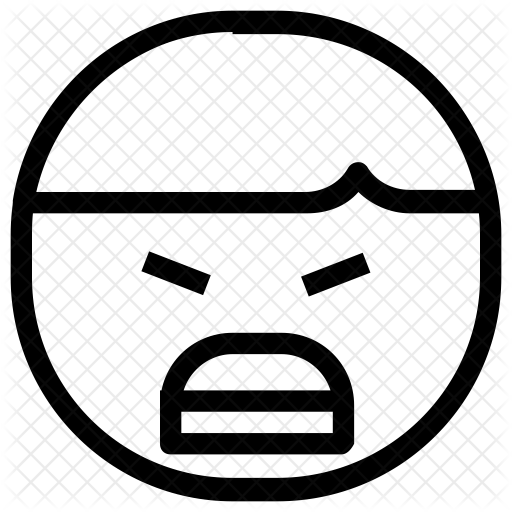 Furious Boy Icon - Emoticon (512x512)