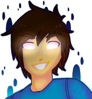 Furiousdeityinu200 14 0 Herobrine Icon By Furiousdeityinu200 - Cartoon (350x350)