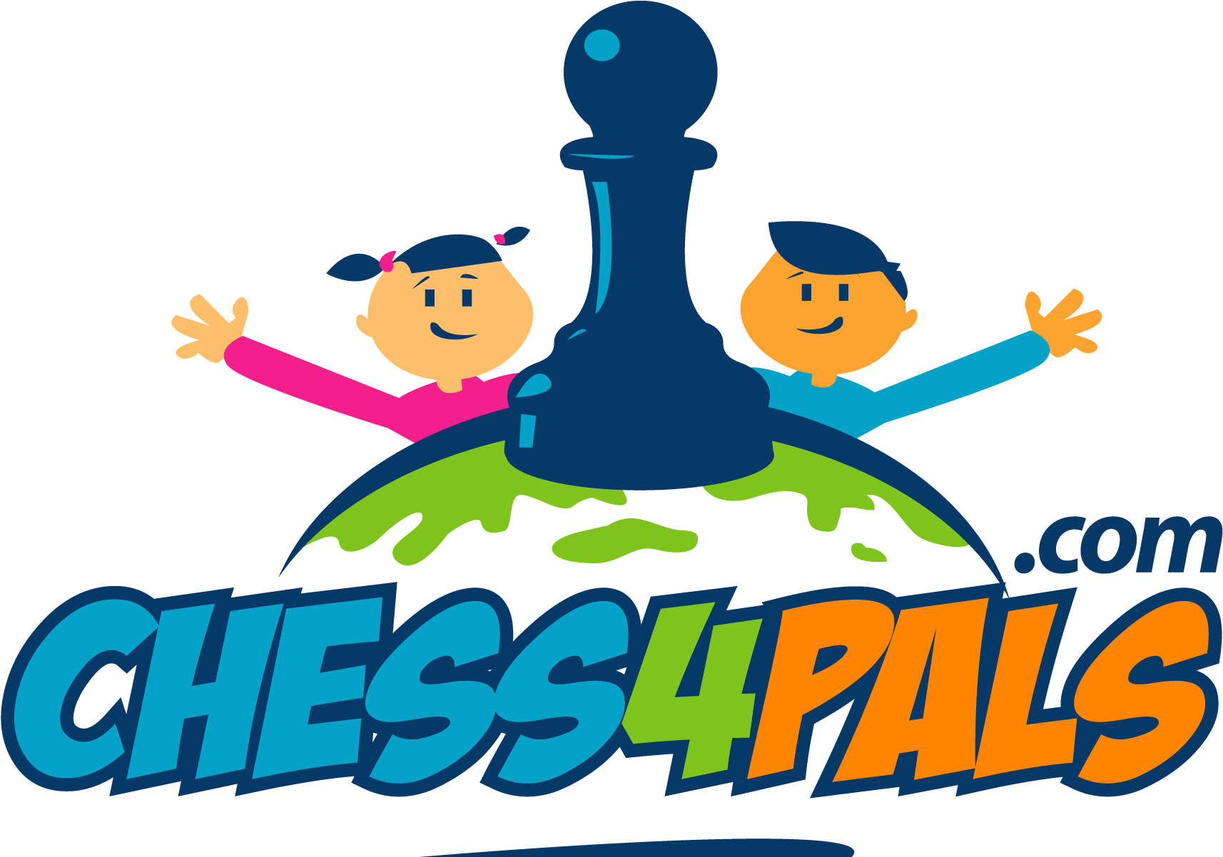 Connecting Children Playing Chess Around The Globe - Ears Do Not Cross Hemispheres Shower Curtain (1819x1201)