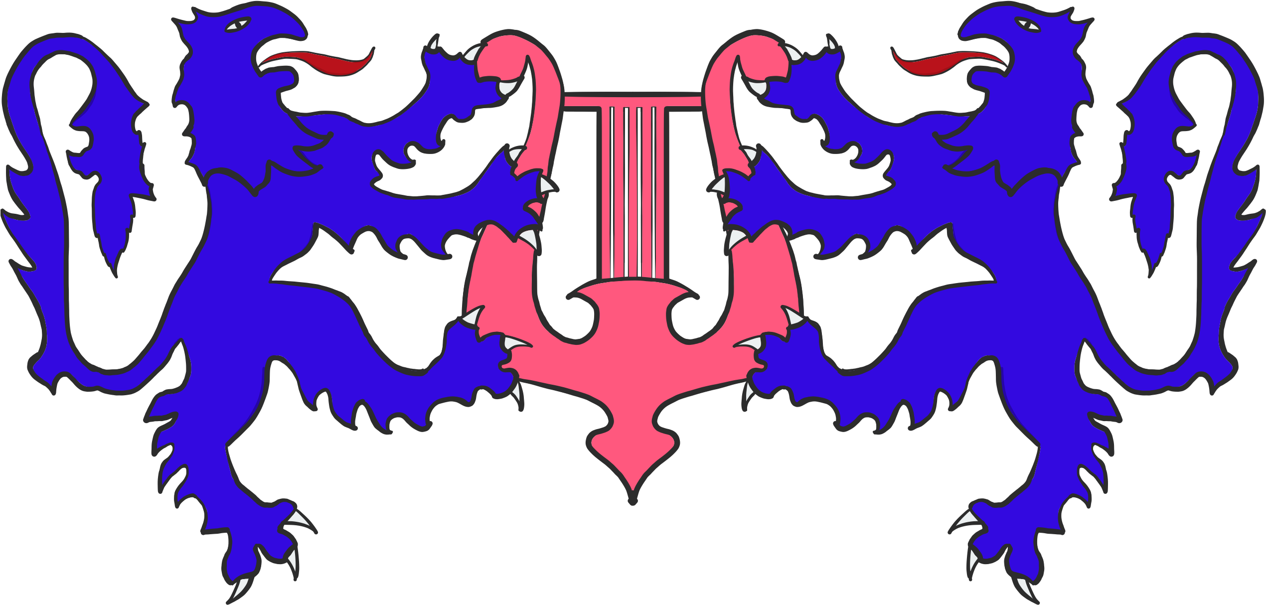 Emmanuel College Music Society - Emmanuel College Cambridge Crest (2539x1225)