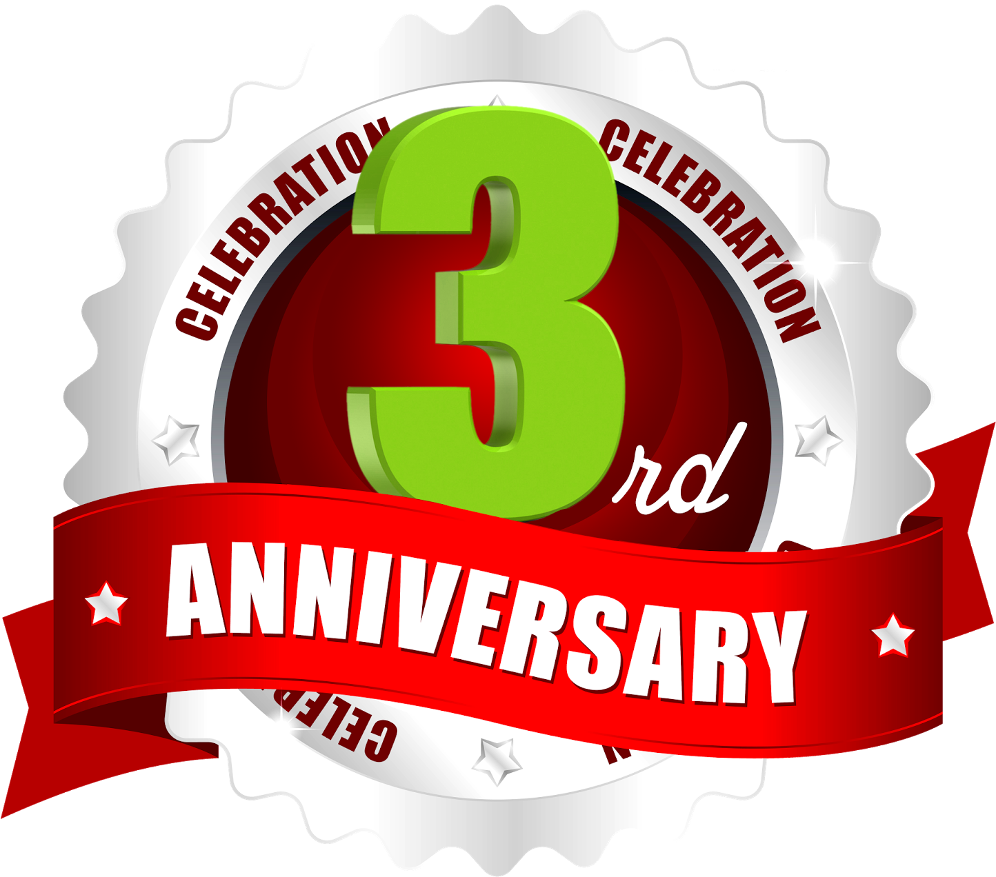 Wedding Anniversary Party - 1st Anniversary Logo Png (1600x1600)