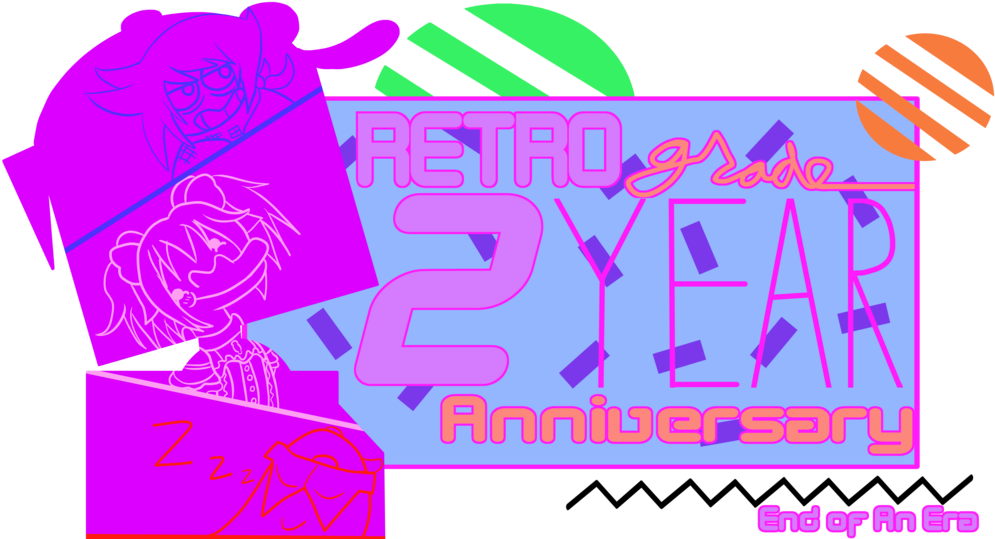 2 Year Anniversary Final Logo By Vaporblook - Graphic Design (1024x585)